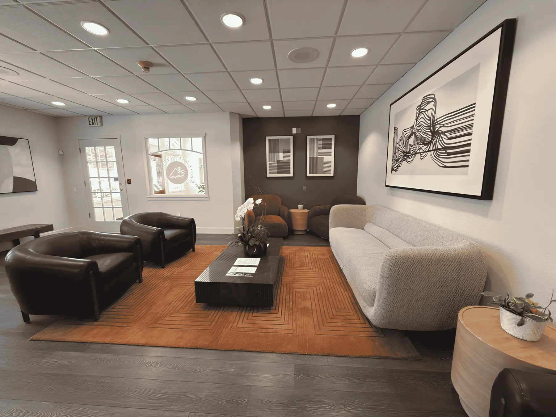 Patient lounge at the Longview office